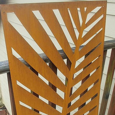 A decoração exterior Corten feito-à-medida o jardim de aço seleciona 2.5mm grossos