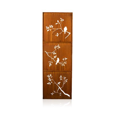 O divisor decorativo de aço exterior das telas de Corten almofada oxidado pre