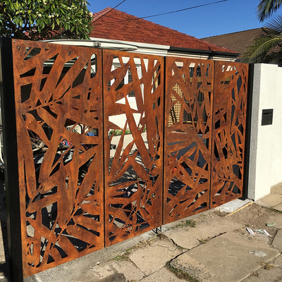 Painéis de tela de aço corten enferrujados produtos de jardim de metal decorativo OEM ODM