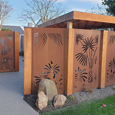 Tela de aço polido para jardinagem Produtos de jardim de metal com espessura de 3 mm
