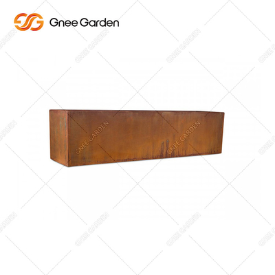 Cores customizáveis do tamanho quadrado de aço exterior RAL da caixa do plantador de Corten do jardim