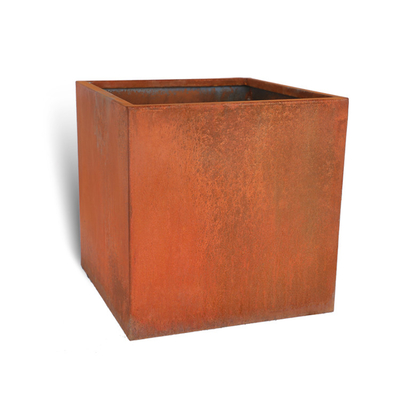 Cores customizáveis do tamanho quadrado de aço exterior RAL da caixa do plantador de Corten do jardim