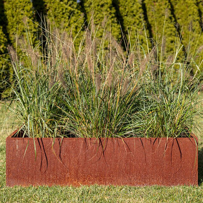 O metal aumentado aço das camas do ODM Corten do OEM levantou a prova de corrosão vegetal das camas