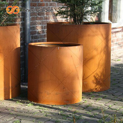 Caixas de aço feitas sob encomenda retangulares do plantador do jardim de Gnee com certificação do GV