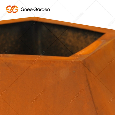 Potenciômetro de aço decorativo da planta de Corten dos plantadores do jardim do ODM Corten do OEM antiusura