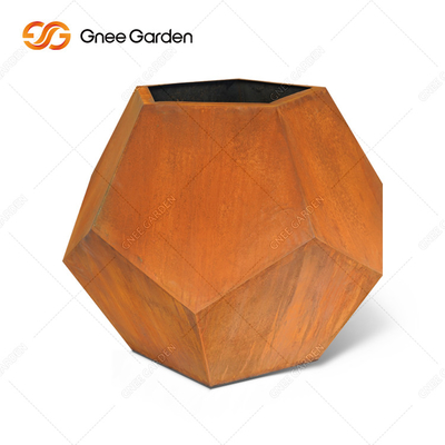 Potenciômetro de aço decorativo da planta de Corten dos plantadores do jardim do ODM Corten do OEM antiusura