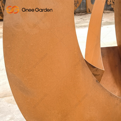 Plantadores de aço customizáveis de Corten do plantador de Rusty Red Modern Outdoor Metal