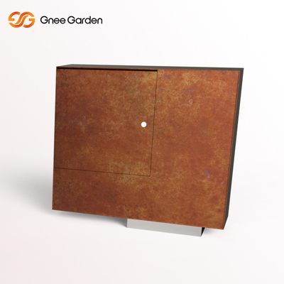 Projeto antigo de aço exterior inoxidável 1000*800mm da caixa de letra de Corten