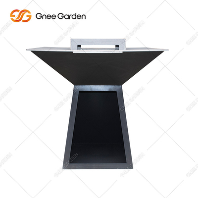 Fogueira de aço corten KD para churrasco ao ar livre redonda pré enferrujada