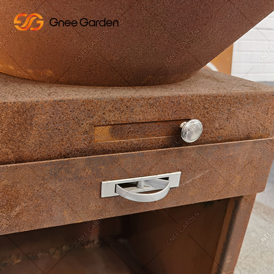 Fogo antigo resistente de cozimento exterior Pit Corten Metal Barbecue da grade do ASSADO