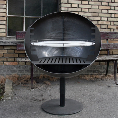 Altura ajustável Windproof de Pit Grill 110cm do fogo do jardim de Gnee para o assado