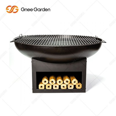 As grades de cozimento exteriores Plancha do assado grelham o fogo de aço Pit Black Colour de Corten