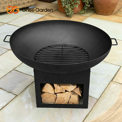 Fogo exterior Pit Customized grade natural do assado do metal do aço de Corten da oxidação da grande