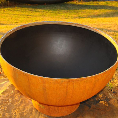 Fogo redondo de aço ardente de madeira Pit For Outdoor Camping de Corten