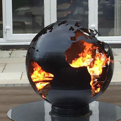 Fogo de aço feito a mão Pit Balls Custom Design Fire Pit Balls de Corten