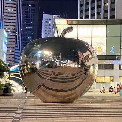 Arte finala de aço inoxidável pomiforme do jardim 3.5m de Gnee para a decoração da plaza