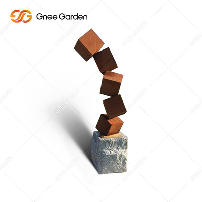 aço rústico abstrato de Corten das esculturas do jardim do metal da espessura de 3mm grande