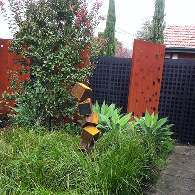 aço rústico abstrato de Corten das esculturas do jardim do metal da espessura de 3mm grande