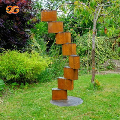 Escultura de aço exterior grande Rusty Metal Statues For Gardens de Corten