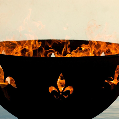 Fogo exterior de aço Pit Patio Garden Fire Bowl Rusty Fire Pit de Corten