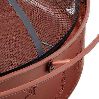 Metal personalizado que carimba a espessura de aço de Firebowl 3mm do aço de Corten do poço do fogo