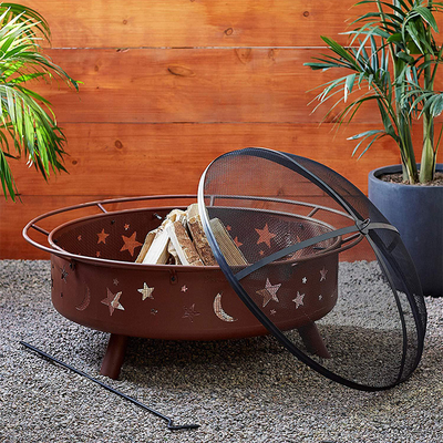 Metal personalizado que carimba a espessura de aço de Firebowl 3mm do aço de Corten do poço do fogo