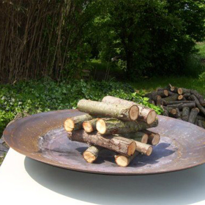 80cm Rusty Corten Fire Bowl Brazier exterior para o partido de acampamento