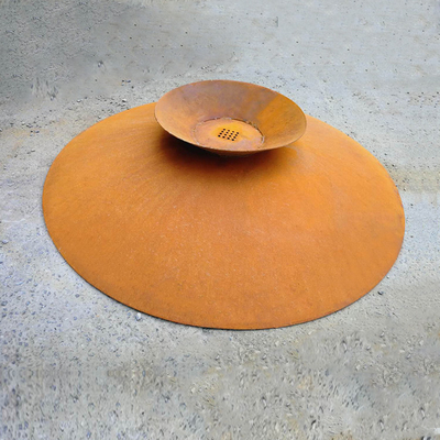 Fogo de aço exterior Pit Rusty Burner Outdoor For Backyard de Corten