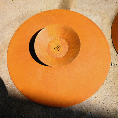 Fogo de aço exterior Pit Rusty Burner Outdoor For Backyard de Corten