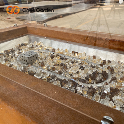 Aço de acampamento exterior Firepit de Pit Large Bonfire Wood Stove Corten do fogo