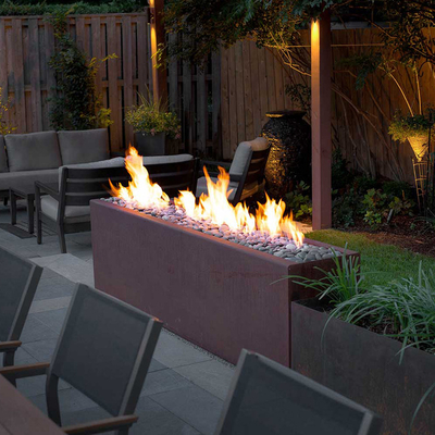Aço de acampamento exterior Firepit de Pit Large Bonfire Wood Stove Corten do fogo