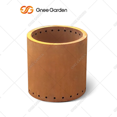 Fogo de aço Pit Outdoor Corten Steel Fire Pit Rusty Wood Burning de Corten