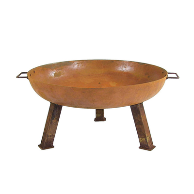 Os poços de aço de aço exteriores do fogo de Pit Wood Burning Garden Decorative Corten do fogo rolam
