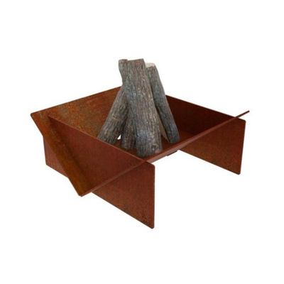 Natural de aquecimento exterior de aço destacável de Corten Firepit GN-FP-333 oxidado