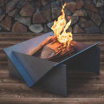 Natural de aquecimento exterior de aço destacável de Corten Firepit GN-FP-333 oxidado