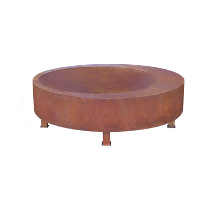 Madeira que queima o grande fogo de aço de resistência Pit Outdoor Fire Bowl 600mm-1500mm
