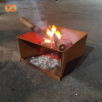Mobília do jardim de Pit Custom Round Outdoor Personal do fogo de aço de Corten grande