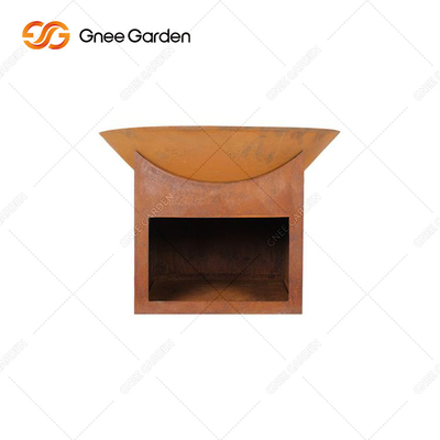 Umidade ardente de madeira exterior de Pit Patio Wood Fire Pit do fogo de Prerusted - prova