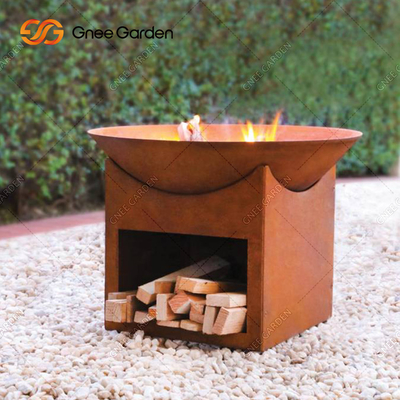 corte do laser de 56cm em volta do fogo Pit For Garden Decoration de Corten