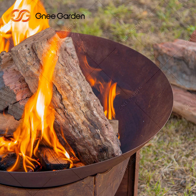 corte do laser de 56cm em volta do fogo Pit For Garden Decoration de Corten