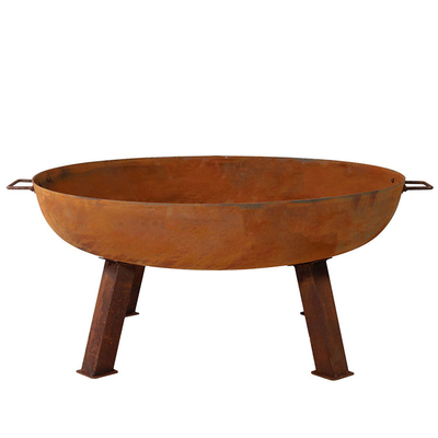 Bacia de fogo de aço portátil dos fogões de Pit Camping Corten Steel Bonfire do fogo de Corten