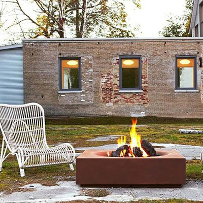 Pátio exterior Heater Fireplace Corten Steel Fire Pit Wood Burning 60-150cm