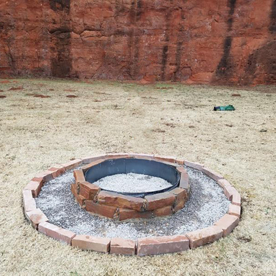 Fogueira de aço corten enferrujado ao ar livre OEM ODM
