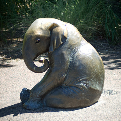 Antiguidade exterior da escultura de bronze da aprovação de H120cm TUV para o jardim