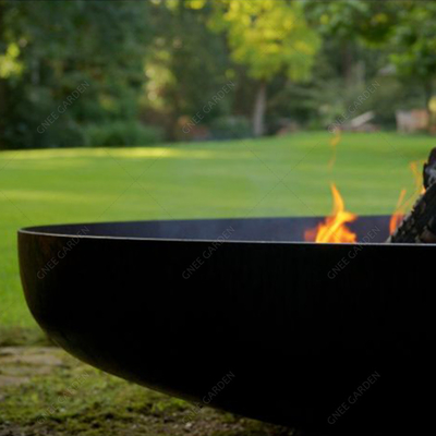 Fogo exterior de aço ardente de madeira Pit Garden Camping Design de Corten