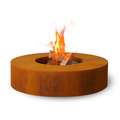 Espessura distintiva Heater Corten Steel Fire Pit de Rusty Metal 2mm do aço de Corten para o fogo exterior Pit Bowl