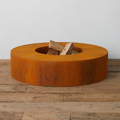 Espessura distintiva Heater Corten Steel Fire Pit de Rusty Metal 2mm do aço de Corten para o fogo exterior Pit Bowl