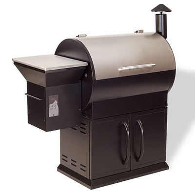 Carrinho de churrasco ao ar livre de pellets de madeira para fumantes de churrasco de pânico com certificado CE