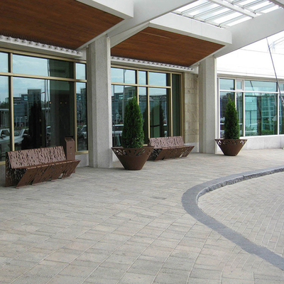 plantador exterior do metal do jardim de 1000mm Gnee para a árvore e a flor