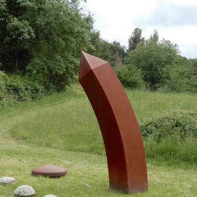 Vintage Rusty Metal Garden Abstract Sculptures exterior do jardim de Gnee customizável